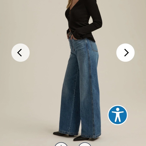 NWT Favorite Daughter The Masha Super High Rise Wide Leg
Long Beach DENIM JEANS - Picture 3 of 6